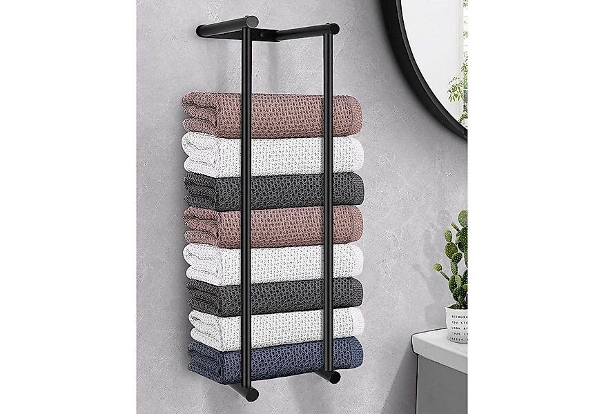 LuxusKollektion Handtuchregal Handtuchregal Wand 75cm Edelstahl ohne Bohren günstig online kaufen