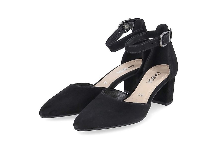 Gabor Gabor 81.340.17 Damen Rauleder schwarz Keilpumps günstig online kaufen