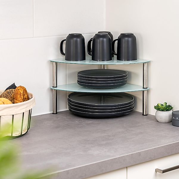 bremermann Eckregal Eckregal, Tellerregal, Eck-Schrankeinsatz ca. günstig online kaufen