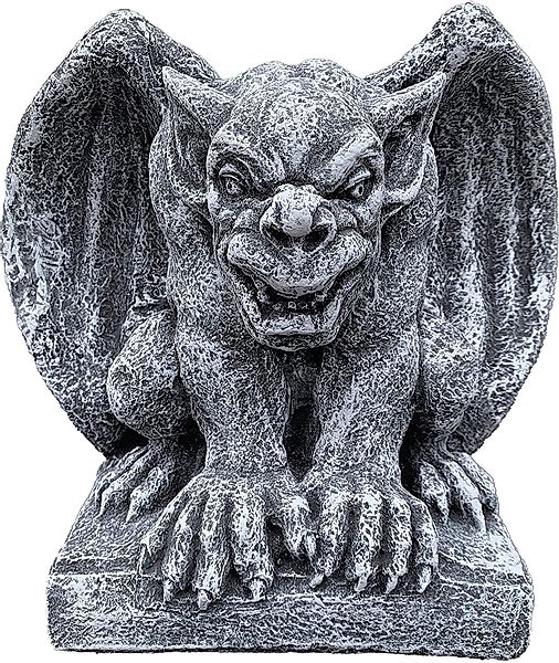 Stone and Style Gartenfigur Steinfigur Gargoyle günstig online kaufen