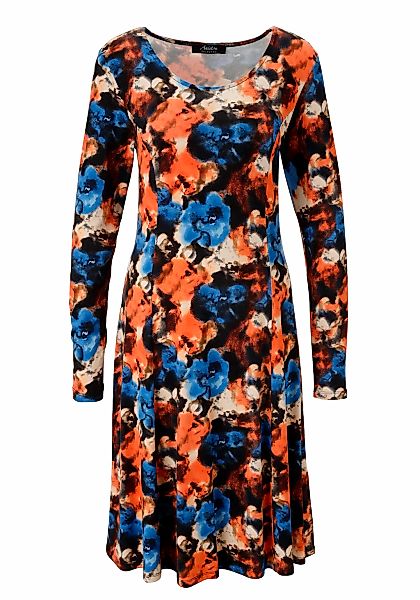 Aniston SELECTED Jerseykleid, mit farbintensiven Batikdruck - NEUE KOLLEKTI günstig online kaufen