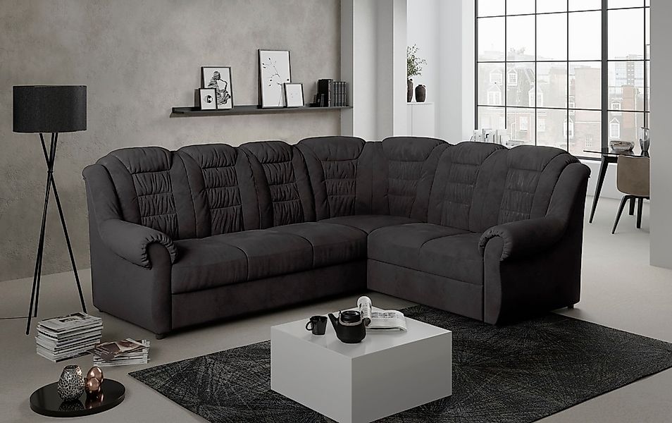 Home affaire Ecksofa »Boston L-Form«, mit hoher Rückenlehne, wahlweise mit günstig online kaufen