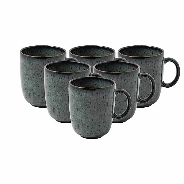 like. by Villeroy & Boch Becher "Becher mit Henkel Lave 400 ml 6er Set" günstig online kaufen