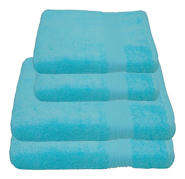 Julie Julsen Handtücher 4-Handtücher-Babyblau, Baumwolle (4-St) günstig online kaufen
