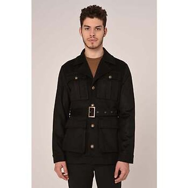 Antioch  Jacken Lapel Collar Belt Detailed Coat günstig online kaufen