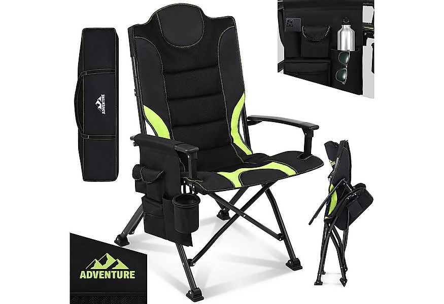 Onbest Campingstuhl faltbar bis 150kg inklusive Tragetasche, Gepolstert, Ge günstig online kaufen