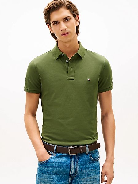 Tommy Hilfiger "1985 SLIM POLO" Markenstickerei, aus Baumwoll-Piqué günstig online kaufen