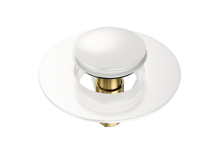 Sanilo Waschbeckenstöpsel Pop-Up Weiß, hochwertig, universell, mit Motiv, 1 günstig online kaufen