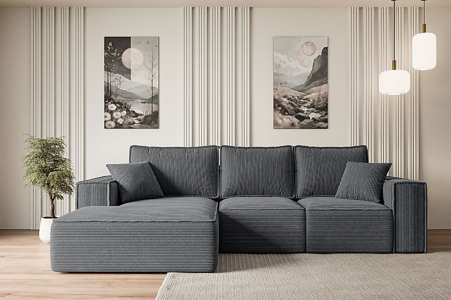 ALTDECOR Ecksofa SERRA-L-S, Couch mit Schlaffunktion, günstig online kaufen
