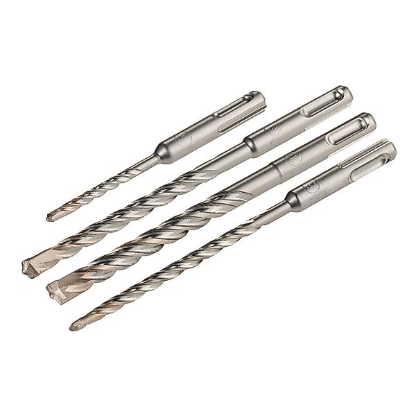 LUX-TOOLS Bohrersatz SDS-Plus 4-teilig 5 mm - 10 mm günstig online kaufen