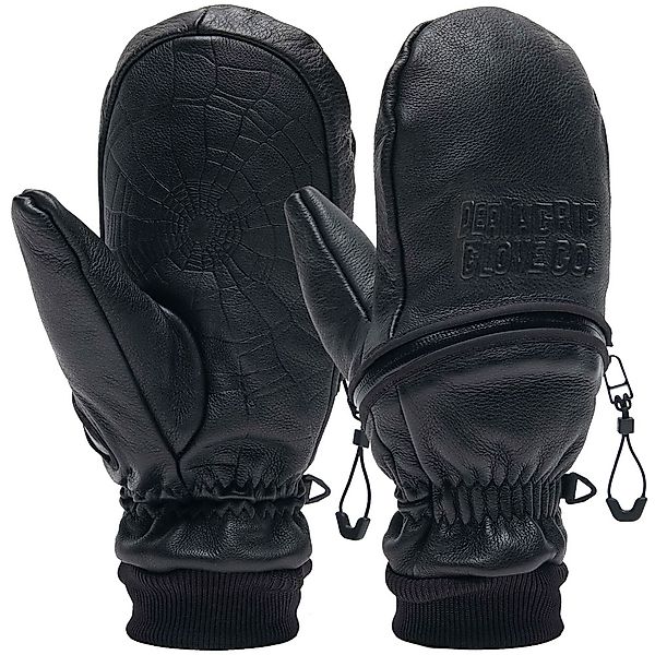 Deathgrip Ghoul Leather Mitten Black günstig online kaufen