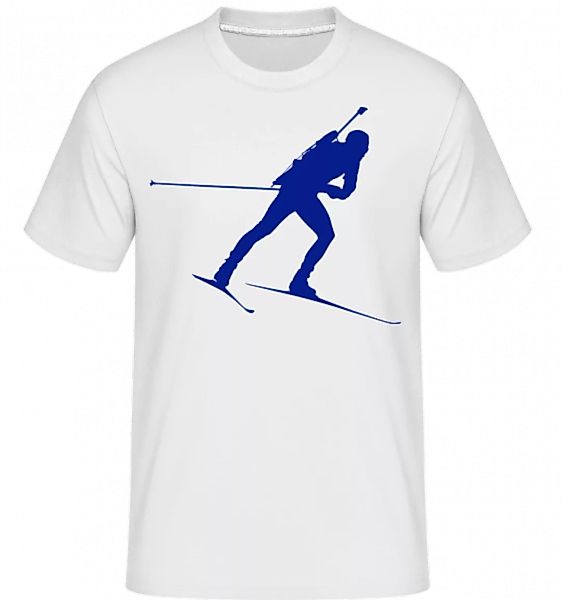 Biathlon Blue · Shirtinator Männer T-Shirt günstig online kaufen