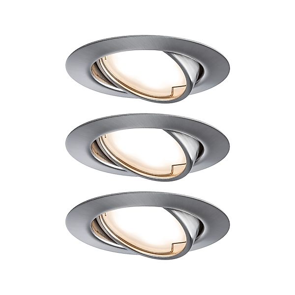 Paulmann "LED Einbauleuchte Base Coin Basisset schwenkbar rund 90mm 20° Coi günstig online kaufen