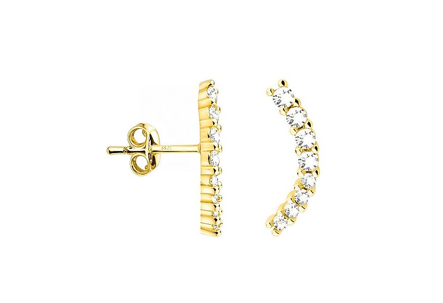 Sofia Milani Paar Ohrstecker Gebogen, 925 Silber Damen Schmuck - E2526 günstig online kaufen