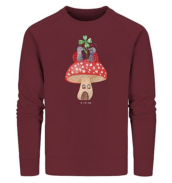 Mr. & Mrs. Panda Longpullover Marienkäfer Fliegenpilz Größe S - Burgundy - günstig online kaufen