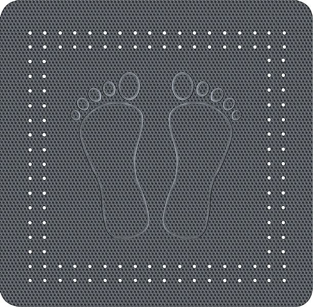 Kleine Wolke Badaccessoire-Set Duscheinlage "Foot", Uni günstig online kaufen