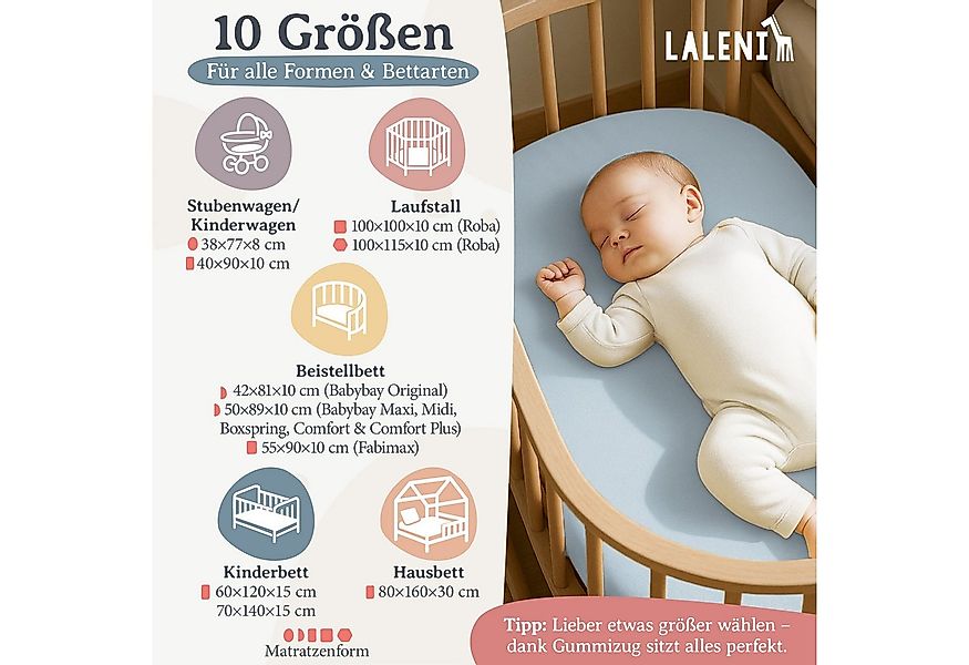 Laleni Spannbettlaken Atmungsaktives weiches und wärmendes Spannbettlaken, günstig online kaufen