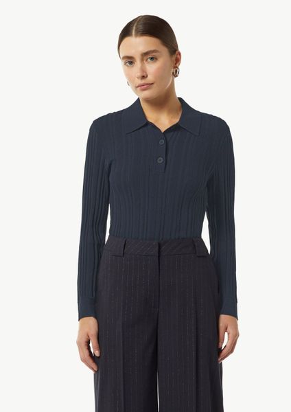 comma Strickpullover Pullover mit Polokragen (1-tlg) günstig online kaufen