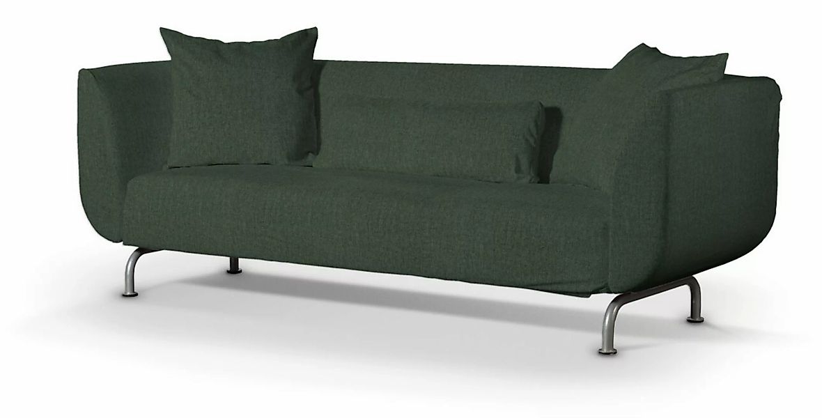 Bezug für Strömstad 3-Sitzer Sofa, dunkelgrün, Bezug für Sofa Stromstad 3-s günstig online kaufen