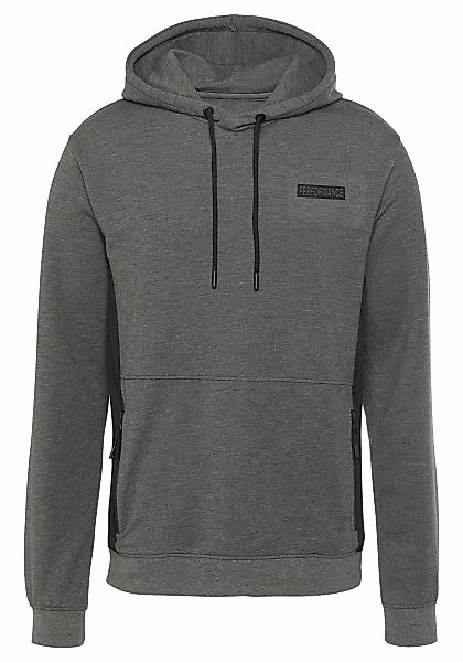 AUTHENTIC LE JOGGER Kapuzenpullover, melierte Optik, mit Reißverschlusstasc günstig online kaufen