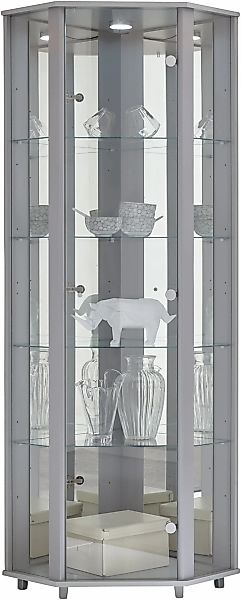 fif möbel Eckvitrine "TRIO Höhe ca. 172 cm, ink. Beleuchtung", Eckvitrine/G günstig online kaufen