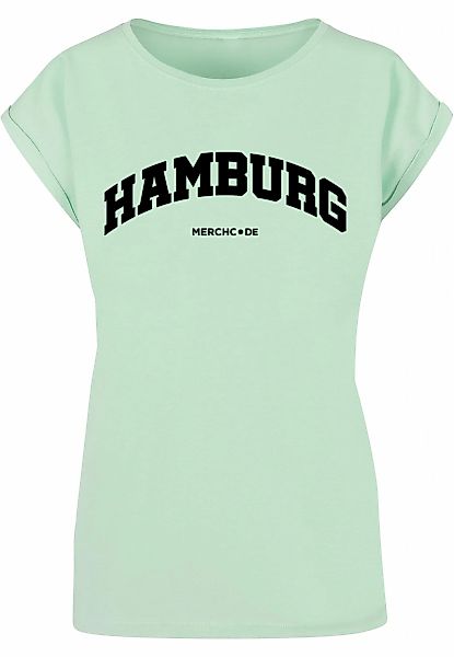 Merchcode T-Shirt "Merchcode Damen Ladies Hamburg Wording - T-Shirt", (1 tl günstig online kaufen