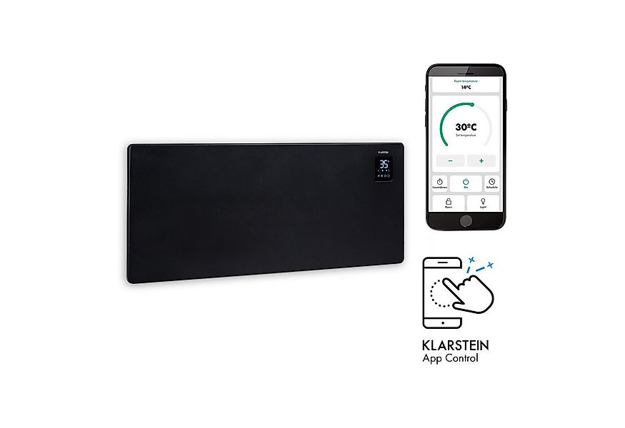 Klarstein Heizstrahler Bansin Smart 2500, elektrische Konvektor Heizung Ele günstig online kaufen