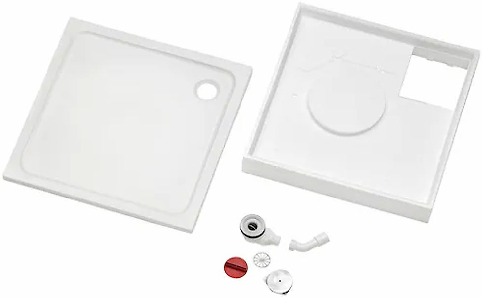 OTTOFOND Duschwanne »Set Quadratische Duschwanne« 3 Stk. tlg. 1000x1000/30 günstig online kaufen