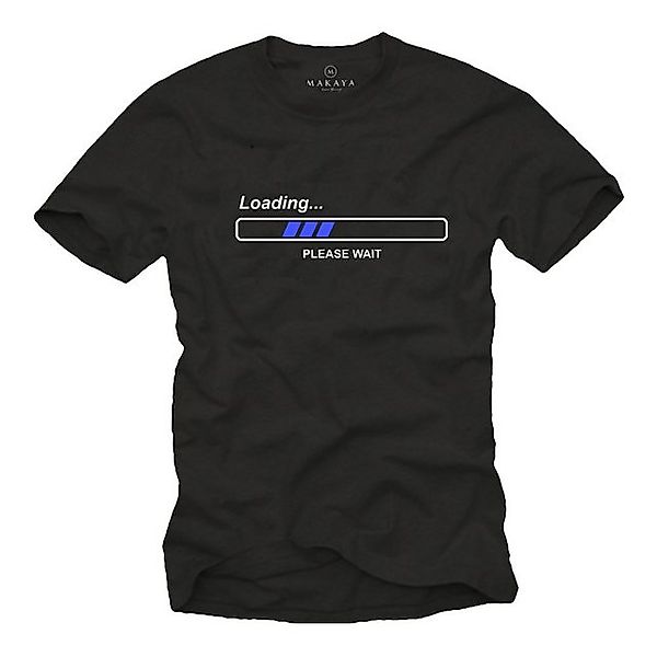 MAKAYA Print-Shirt Lustiges Gamer Computer T-Shirt günstig online kaufen