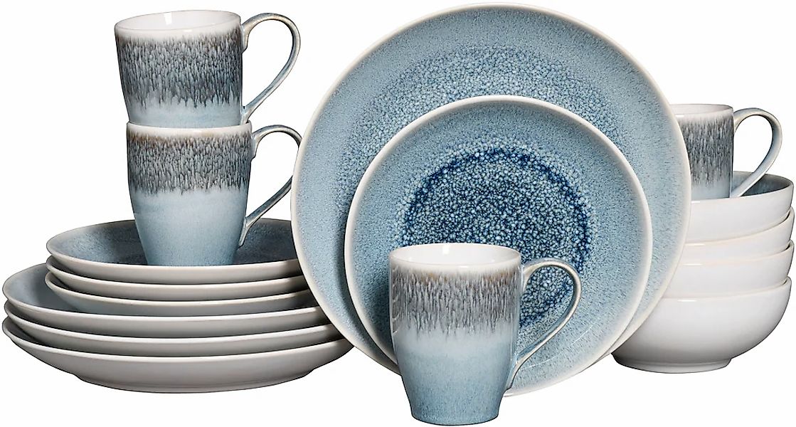 CreaTable Kombiservice "Caldera, Kombi-Service, 16-tlg" Reaktivglasur günstig online kaufen