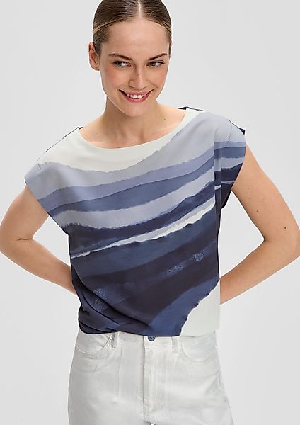 s.Oliver BLACK LABEL Kurzarmshirt T-Shirt im günstig online kaufen