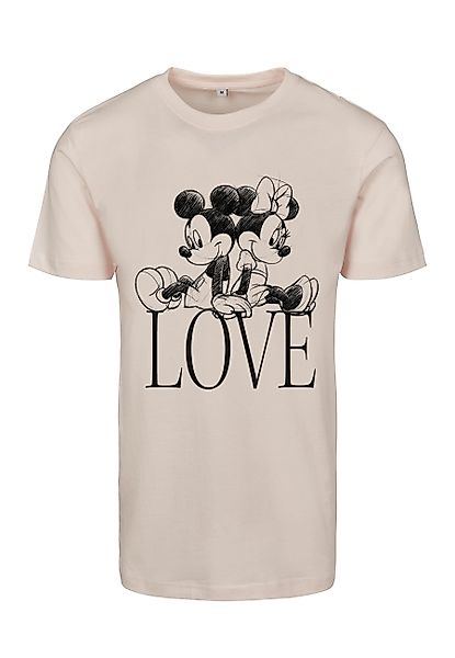 Merchcode Kurzarmshirt Merchcode Damen Ladies Minnie günstig online kaufen