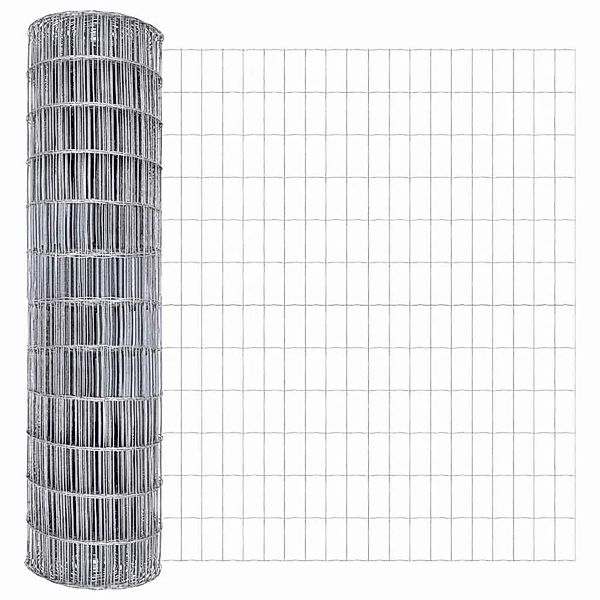 vidaXL Eurozaun 1,6 x 10 m PVC-beschichtetes Eisen 42004641 günstig online kaufen