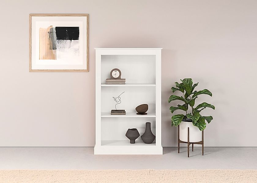 Home affaire Bücherregal "Liotta", Mit Sockel und 2 Regalböden günstig online kaufen