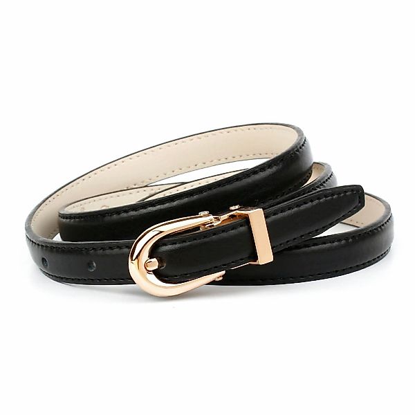 Anthoni Crown Ledergürtel in Hirschprägung, mit ovaler Schließe günstig online kaufen