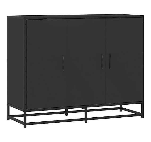 vidaXL Sideboard Sideboard Schwarz 94x35x76 cm Holzwerkstoff (1 St) günstig online kaufen