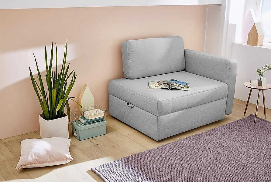 Jockenhöfer Gruppe Sessel Youngster, B: 113 cm, Liegefl. 84x201 cm, mit Bet günstig online kaufen