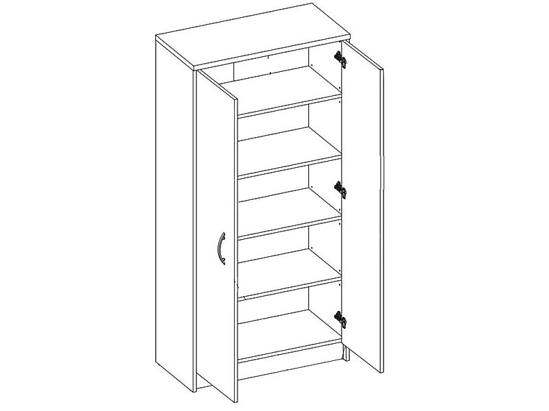 PREISBRECHER Aktenschrank Olli 72 x 148 günstig online kaufen