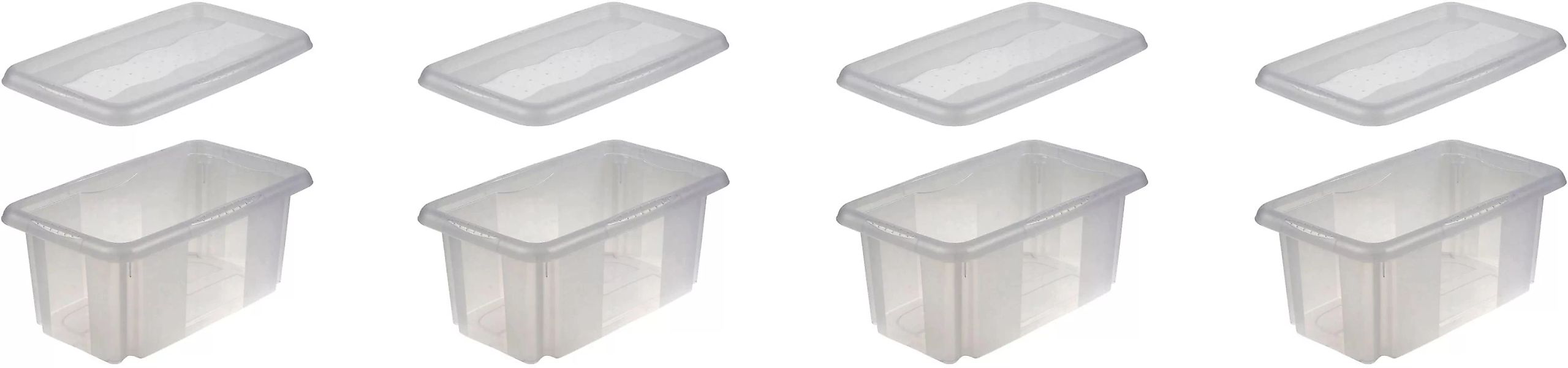 keeeper Organizer "emil", (Set, 4 St.), Aufbewahrungsbox, 7 L, mit Deckel, günstig online kaufen