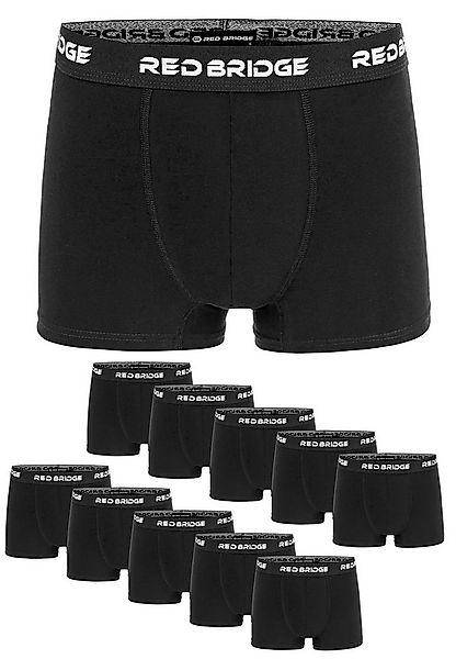 RedBridge Boxershorts 10er-Pack Bequeme Unterwäsche mit elastischem Bund (S günstig online kaufen