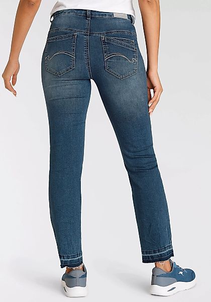 KangaROOS 7/8-Jeans "CULOTTE-JEANS", gerade Passform, modische Abriebeffekt günstig online kaufen