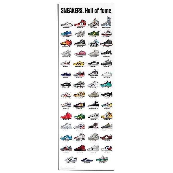 Reinders Poster "Sneakers - hall of fame" günstig online kaufen