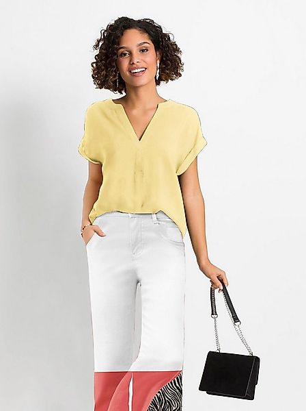 Witt Klassische Bluse Viskose-Bluse Kurzarm günstig online kaufen