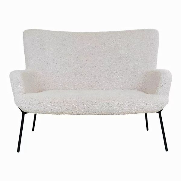 ebuy24 Sofa Glasgow Sofa 2 Personen Lammfell Imitat, weiß., 1 Teile günstig online kaufen