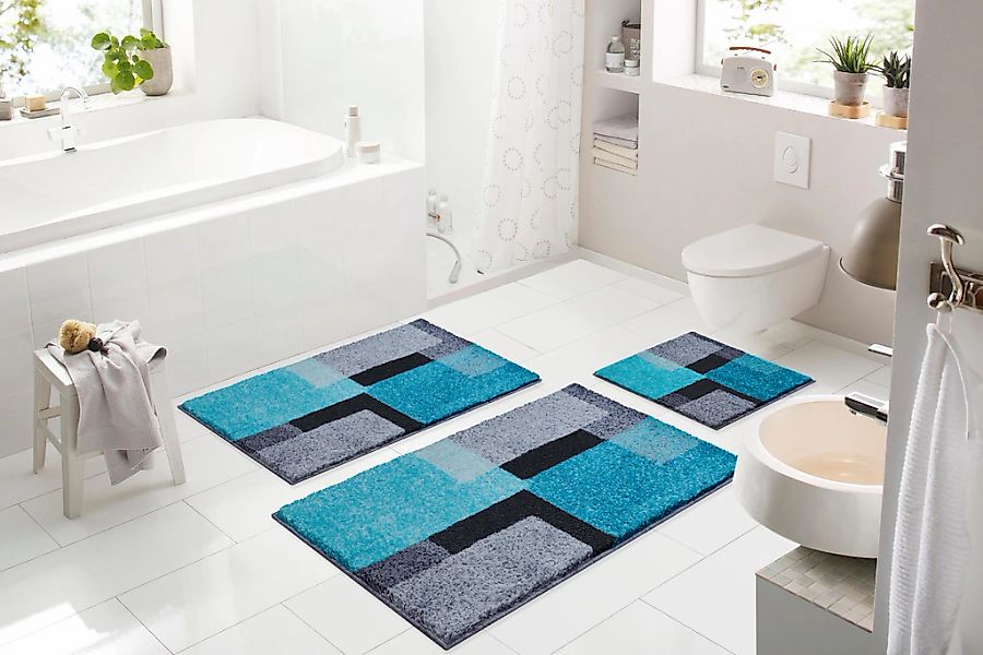 Grund Badematte "Atala" Höhe 20 mm rutschhemmend beschichtet fußbodenheizun günstig online kaufen