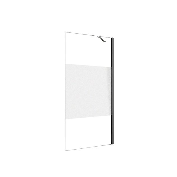 Duschparadies Walk In Dusche 85 x 200cm Duschabtrennung 8mm Nano Glas Seite günstig online kaufen