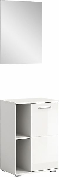 Home affaire Garderoben-Set "Valge, Breite 55cm, 2-tlg. Set, best. aus: Sch günstig online kaufen