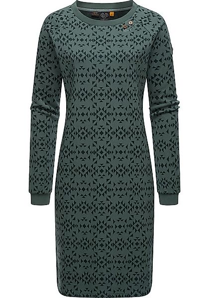 Ragwear Sweatkleid Dassa Aztec stylisches Langarmkleid für den Winter günstig online kaufen
