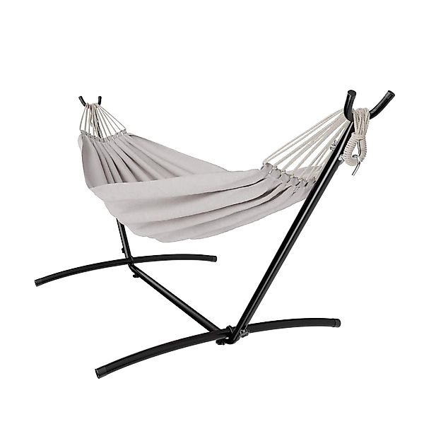 Garmio Hängematte Venedig Beige Gestell 200Kg Tragetasche Wetterfest günstig online kaufen