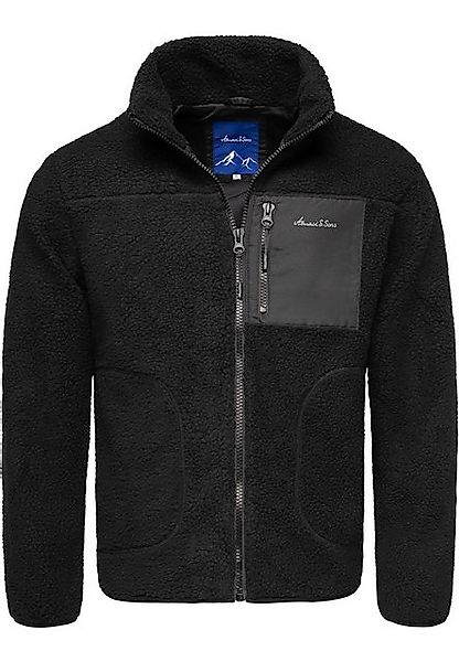Amaci&Sons Fleecejacke YERMO Fleecejacke Herren Teddyfleece günstig online kaufen